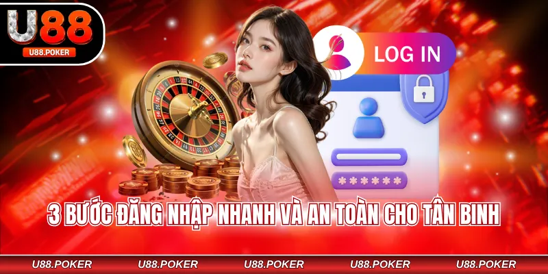 3 bước đăng nhập nhanh và an toàn cho tân binh