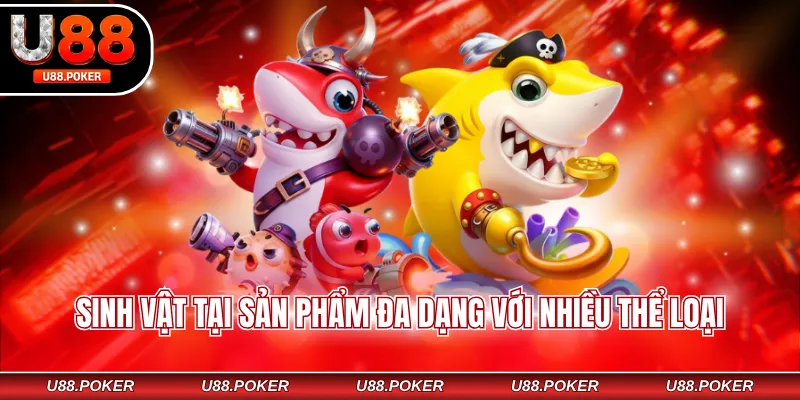 Sinh vật tại sản phẩm đa dạng với nhiều thể loại